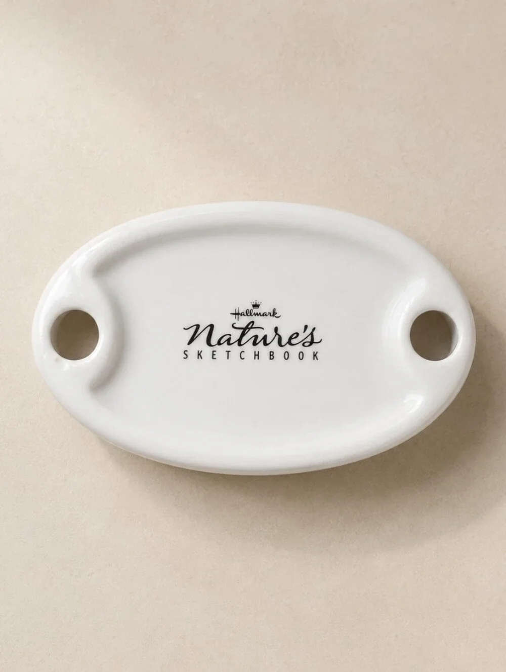 Rare Hallmark Nature’s Sketchbook Marjolein Bastin Violet Ceramic Dish